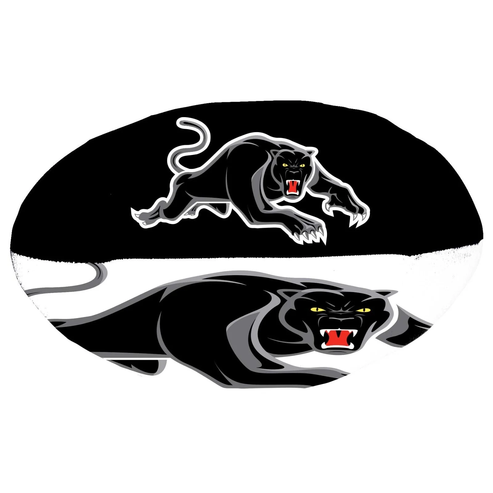 NRL Plush Soft Football - Penrith Panthers - Ball - 12cm x 25cm