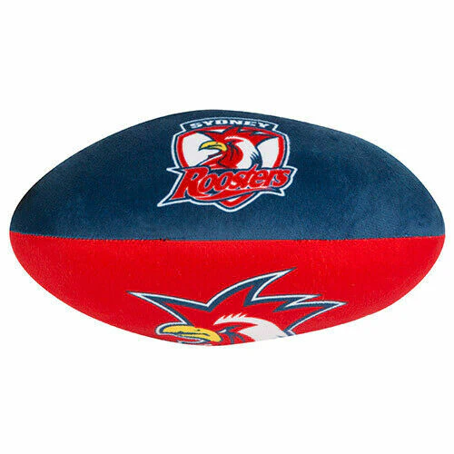 NRL Plush Soft Football - Sydney Roosters - Ball - 12cm x 25cm