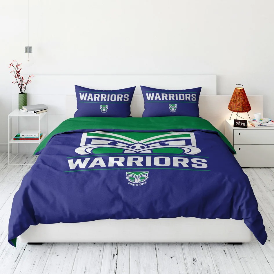 NRL Quilt Cover Set - New Zealand Warriors - Doona Cover - Pillowcases - Image 4