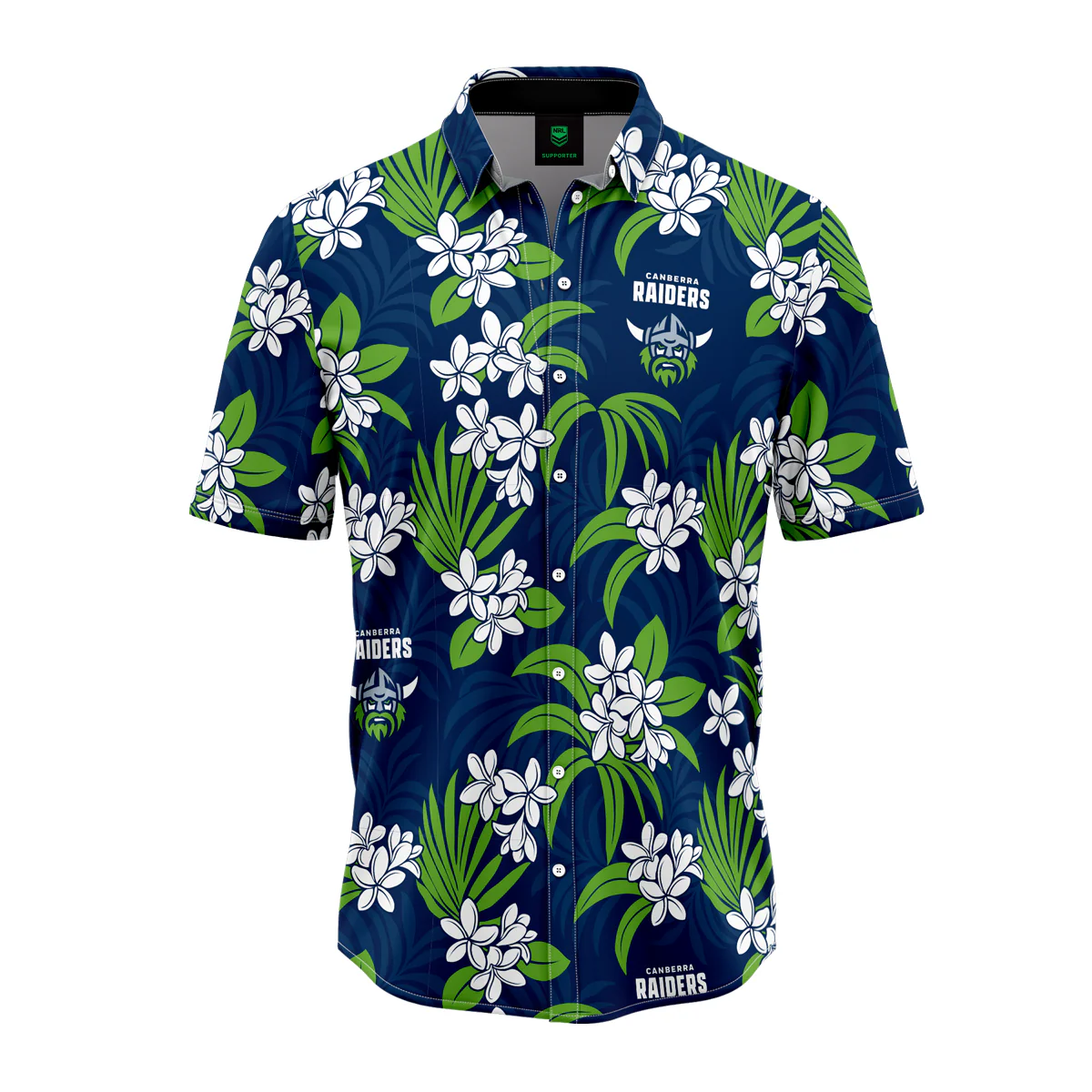 NRL 'Reef' Hawaiian Shirt -Canberra Raiders - Adult - Mens