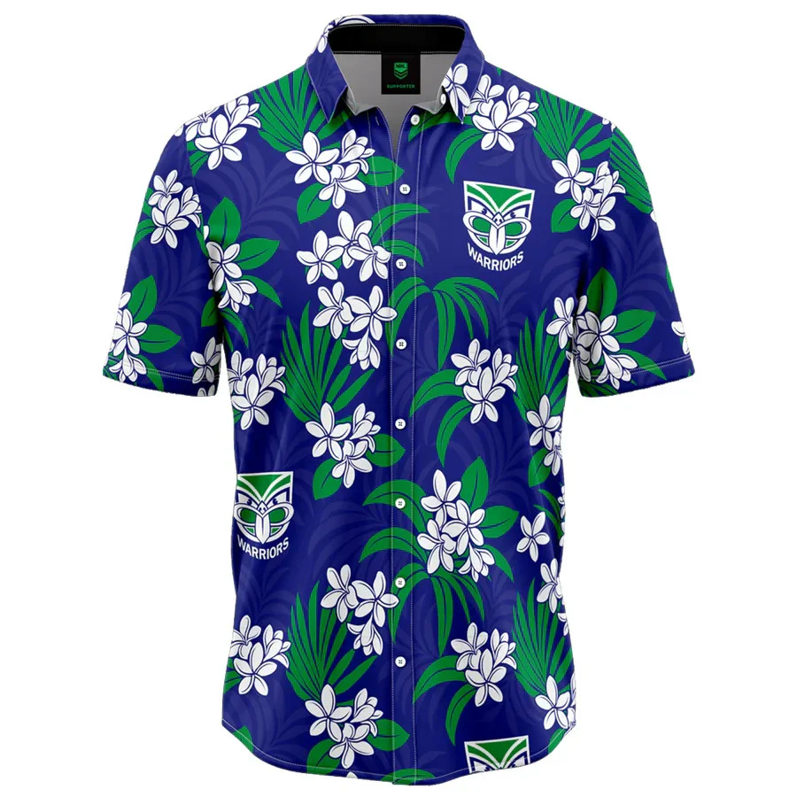 NRL 'Reef' Hawaiian Shirt - New Zealand Warriors - Adult - Mens
