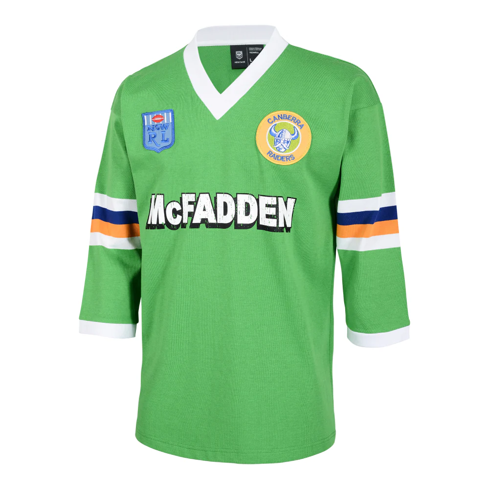 NRL Retro Heritage Jersey - Canberra Raiders 1989 World Club - Rugby League