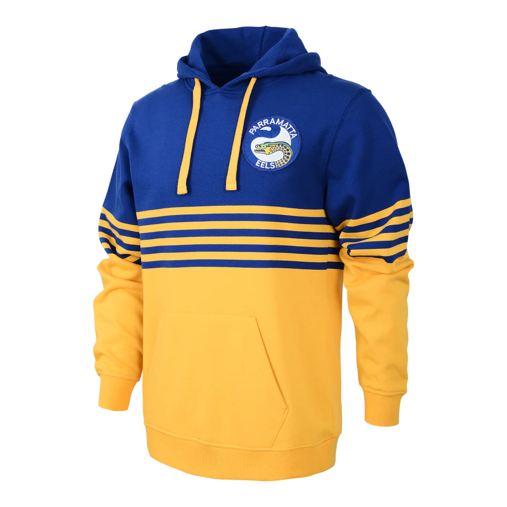 NRL Retro Hoodie - Paramatta Eels - Adult - Mens - Pullover