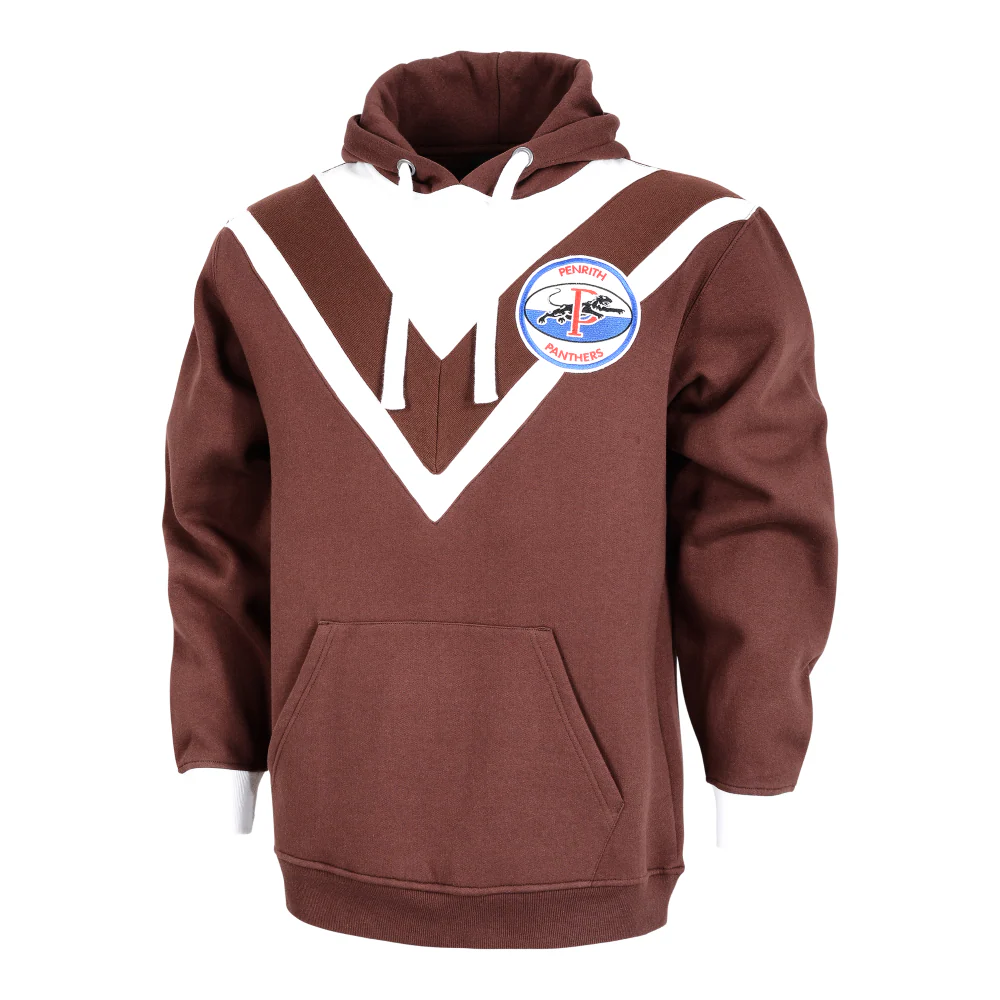 NRL Retro Hoodie - Penrith Panthers - Adult - Mens - Pullover