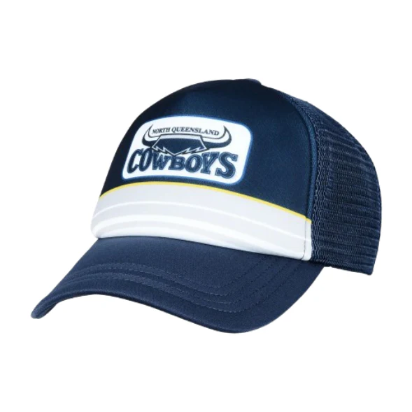 NRL Retro Trucker Cap - North Queensland Cowboys - Hat - Adult - Image 2