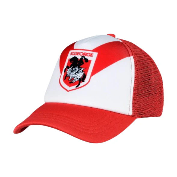 NRL Retro Trucker Cap - St George Illawarra Dragons - Hat - Adult - Image 2