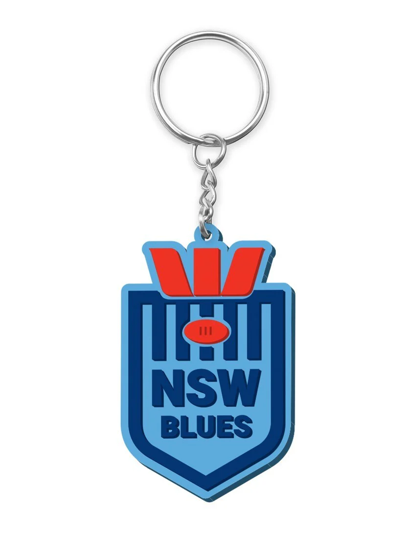NRL Rubber Keyring - New South Wales Blues - NSW - State of Origin - Image 2