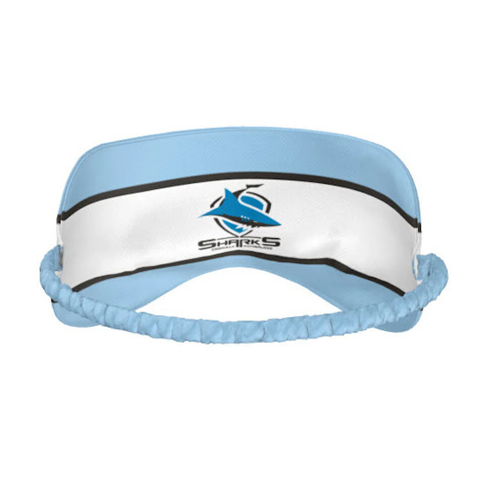 NRL Sleep Mask - Cronulla Sharks - Reversible - Washable - One Size - Image 3