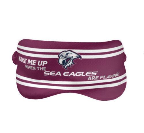 NRL Sleep Mask - Manly Sea Eagles - Reversible - Washable - One Size - Image 2