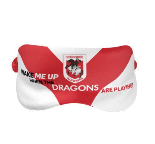 NRL Sleep Mask - St George Illawarra Dragons - Reversible - Washable - One Size - Image 2