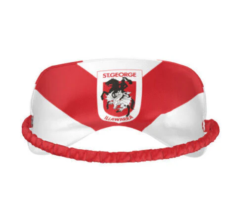 NRL Sleep Mask - St George Illawarra Dragons - Reversible - Washable - One Size - Image 3