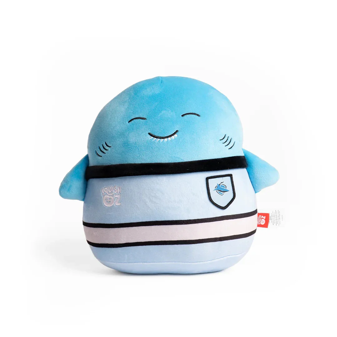 NRL SquishOz - Cronulla Sharks - Reefo - Plush Toy
