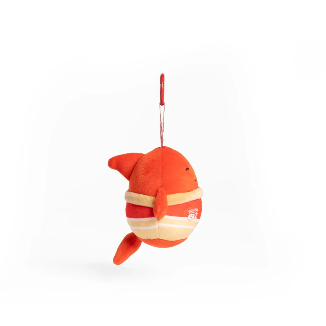 NRL SquishOz Minee - Dolphins - Phinno - Plush Toy - Keychain - Image 2