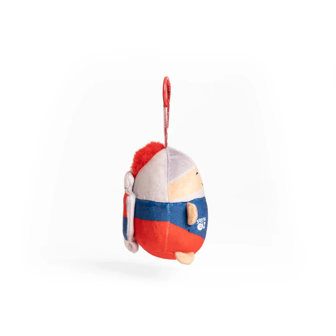 NRL SquishOz Minee - Newcastle Knights - Novo - Plush Toy - Keychain - Image 2