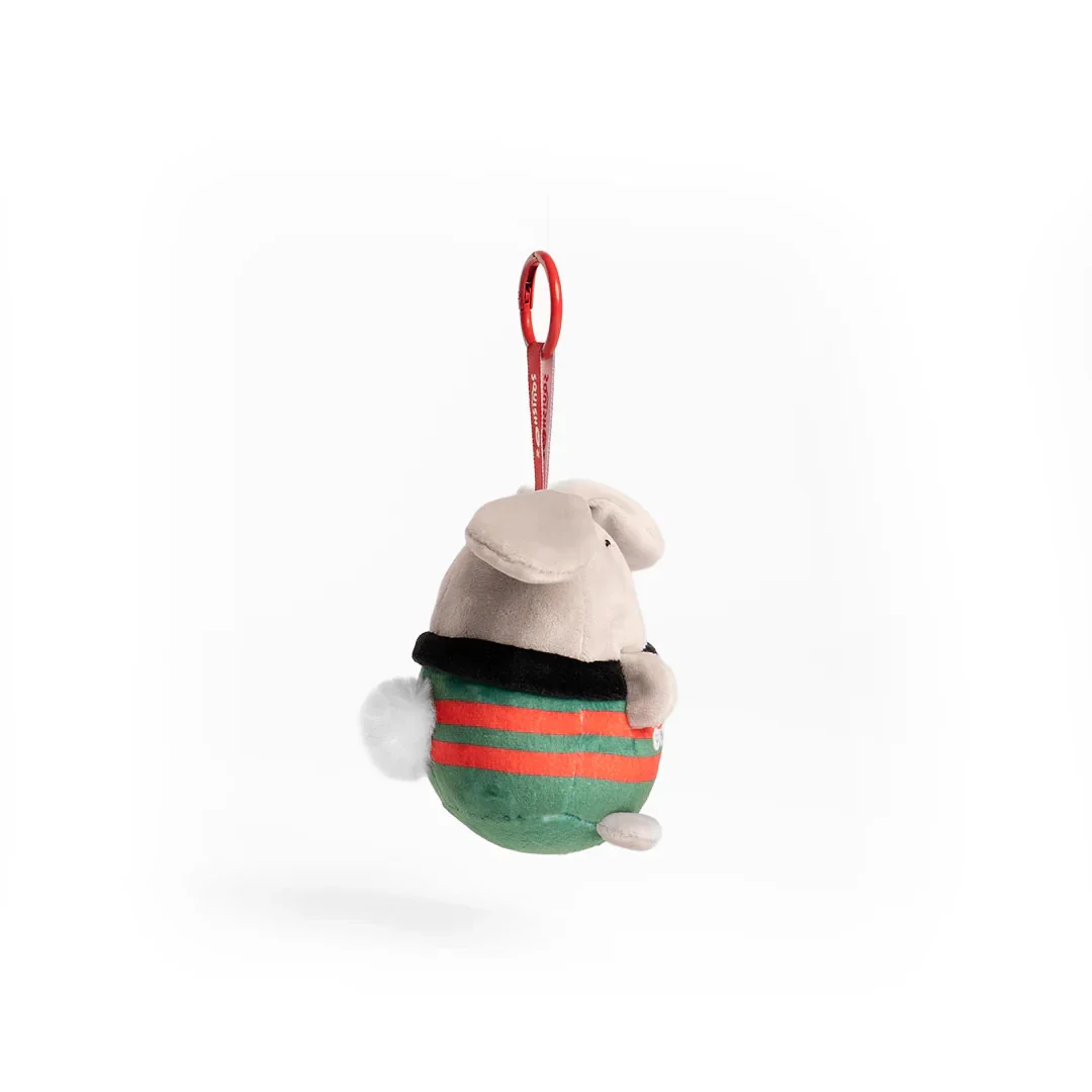 NRL SquishOz Minee - South Sydney Rabbitohs - Reggo - Plush Toy - Keychain - Image 2