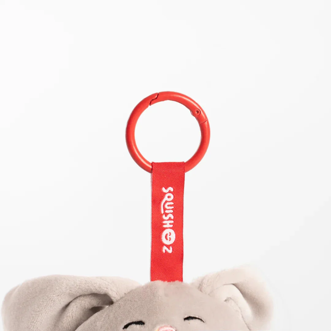 NRL SquishOz Minee - South Sydney Rabbitohs - Reggo - Plush Toy - Keychain - Image 5