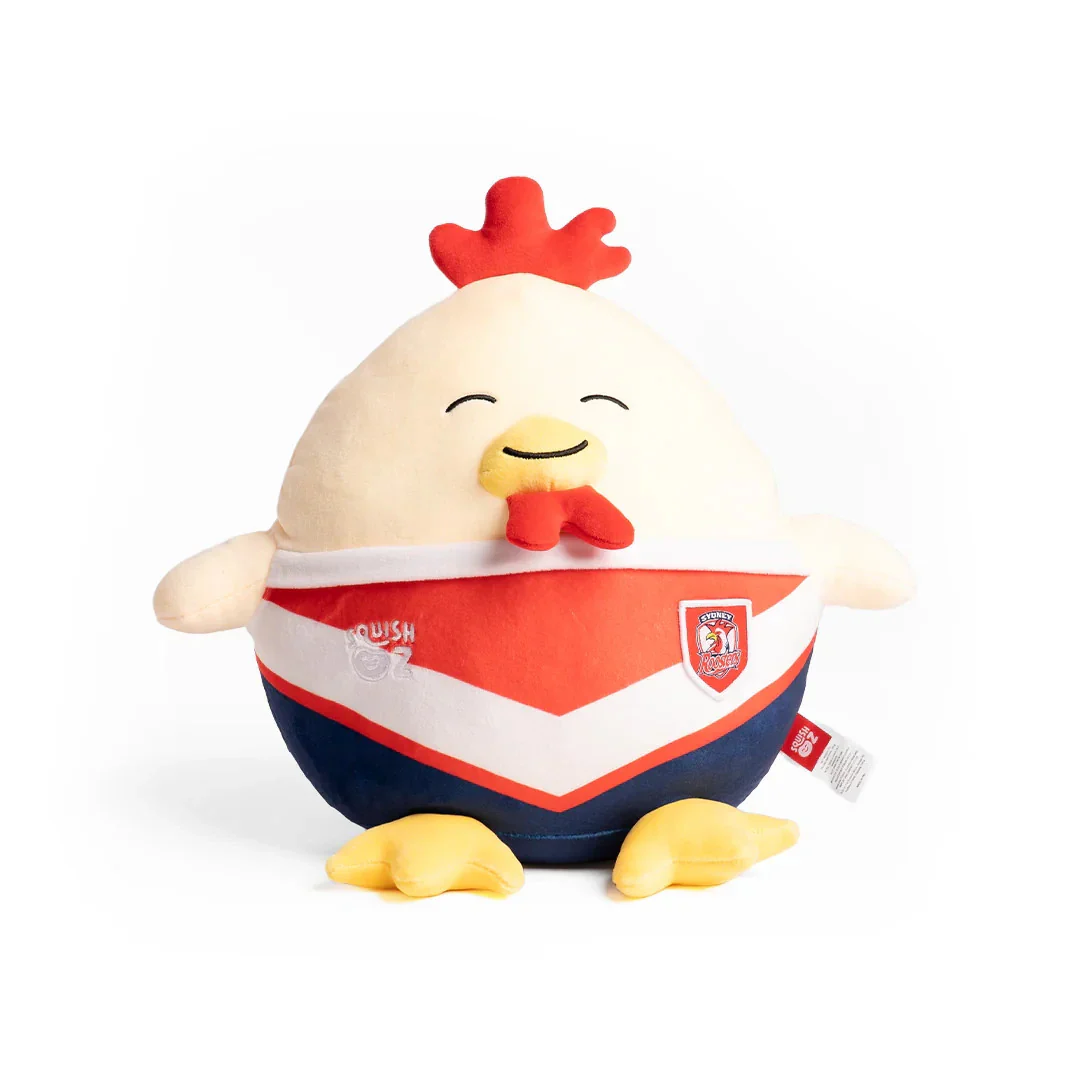 NRL SquishOz - Sydney Roosters - Rocko - Plush Toy
