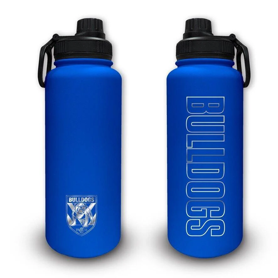 NRL Stainless Steel 960mL Drink Bottle - Canterbury Bulldogs - Double Walled - Image 2