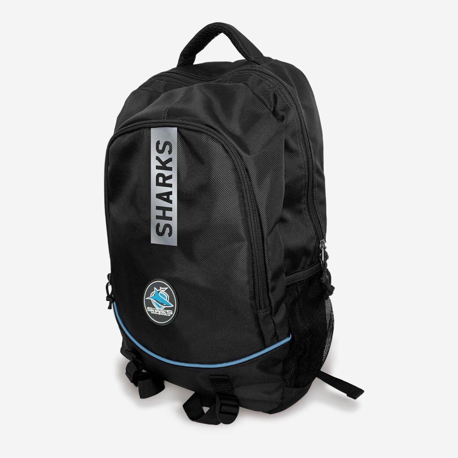 NRL Stirling Backpack - Cronulla Sharks - 49x32x12cm - Nylon Bag - Image 2