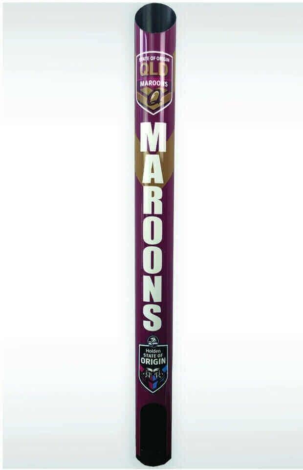 NRL Stubby Cooler Dispenser - QLD Maroons - Fits 8 Cooler Wall Mount