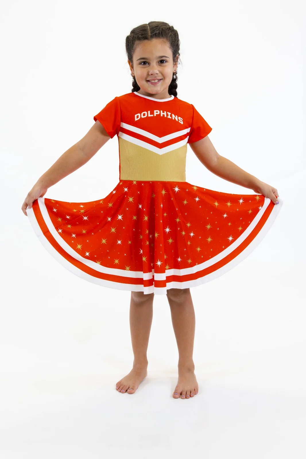 NRL Superstar Dress - Dolphins - Girls - Toddler - Kid - Image 2