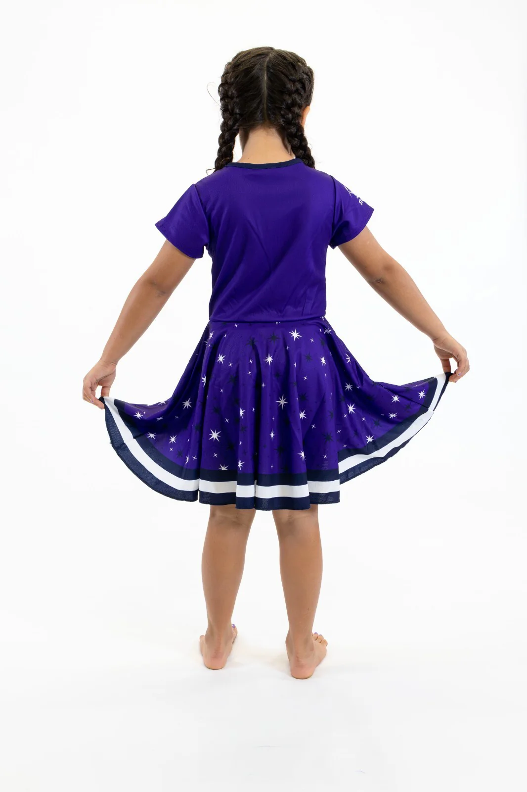 NRL Superstar Dress - Melbourne Storm - Girls - Toddler - Kid - Image 3