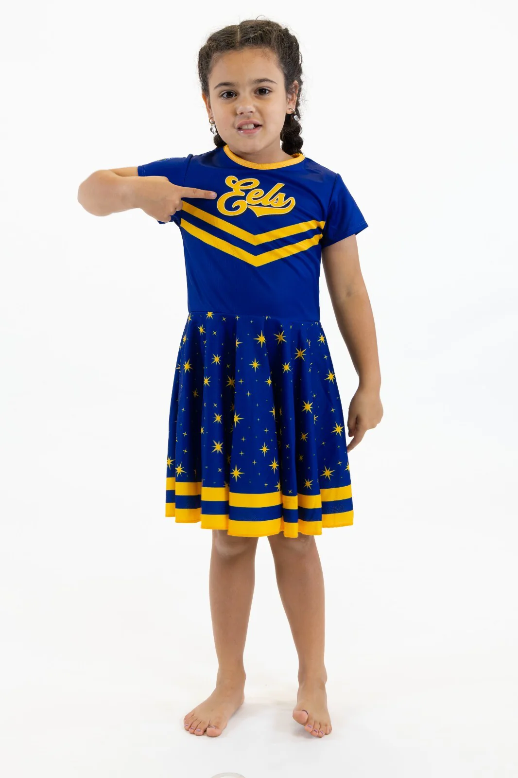 NRL Superstar Dress - Parramatta Eels - Girls - Toddler - Kid