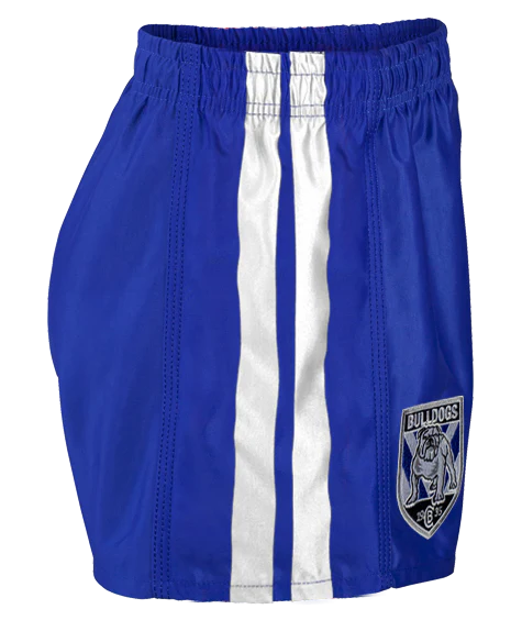 NRL Supporter Footy Shorts - Canterbury Bulldogs - Kids Youth Adults - Image 2
