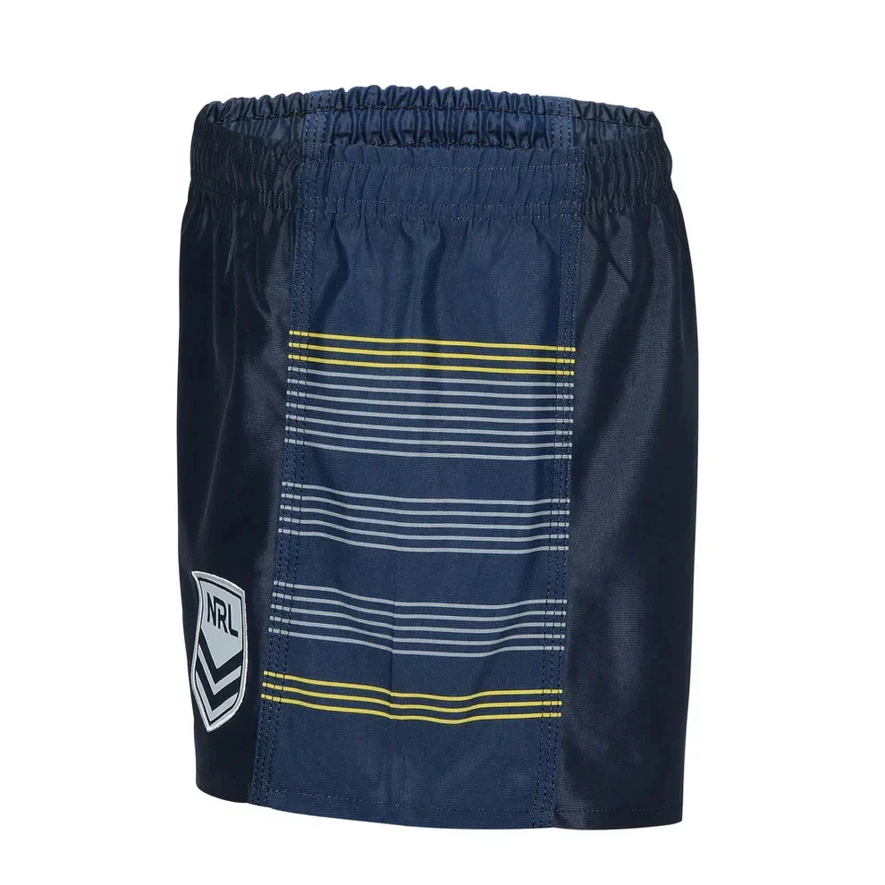 NRL Supporter Footy Shorts - North Queensland Cowboys - Kids Youth Adults - Image 2