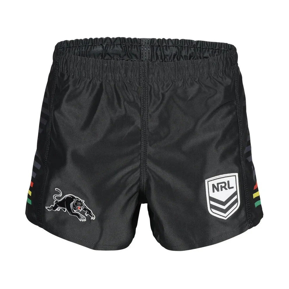 NRL Supporter Footy Shorts - Penrith Panthers - Kids Youth Adults