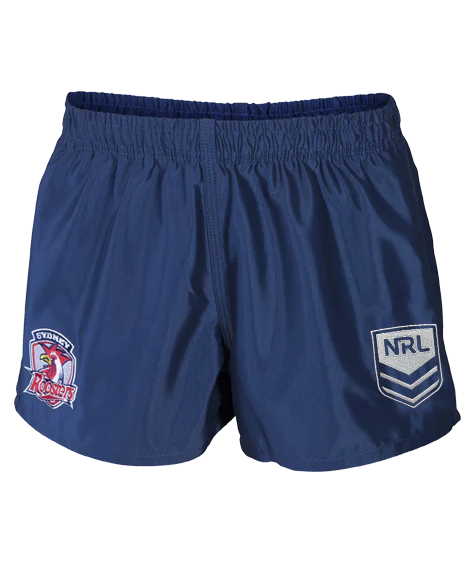 NRL Supporter Footy Shorts - Sydney Roosters - Kids Youth Adults - Image 4