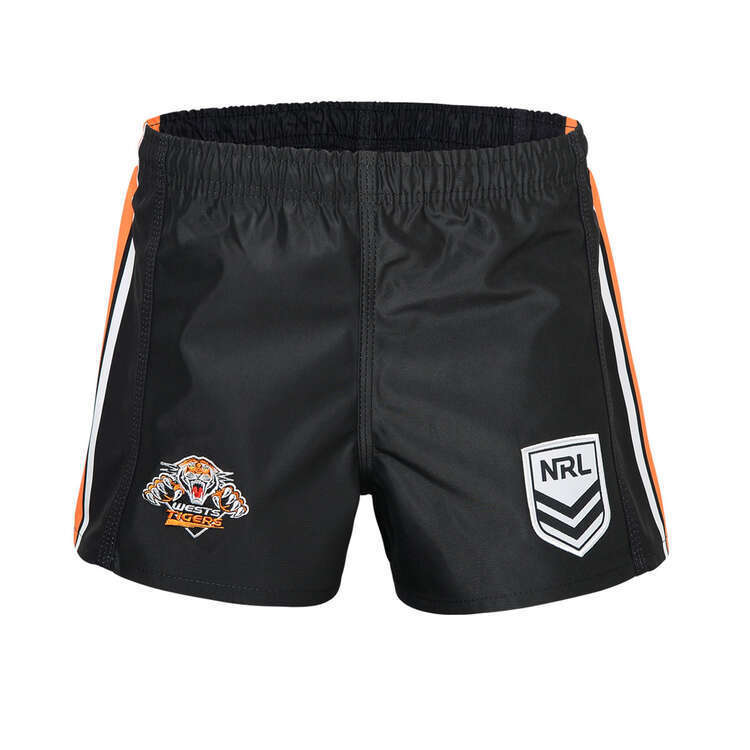 NRL Supporter Footy Shorts - West Tigers - Away Stripe - Adult - Mens - Image 5