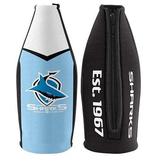 NRL Tallie Stubby Cooler - Cronulla Sharks - Tally - Drink Cooler - Zipper - Image 2