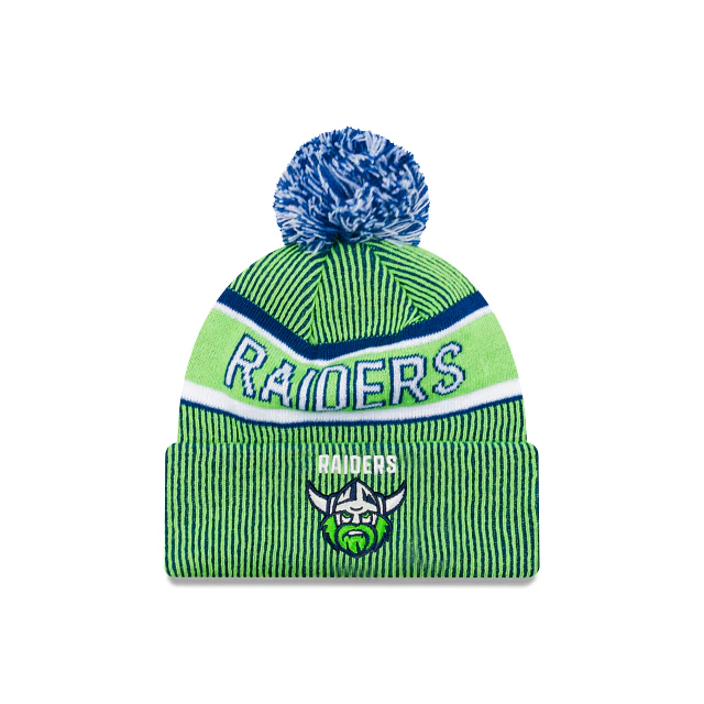 NRL Team Colours Beanie - Canberra Raiders - Adult - Unisex - Hat - New Logo