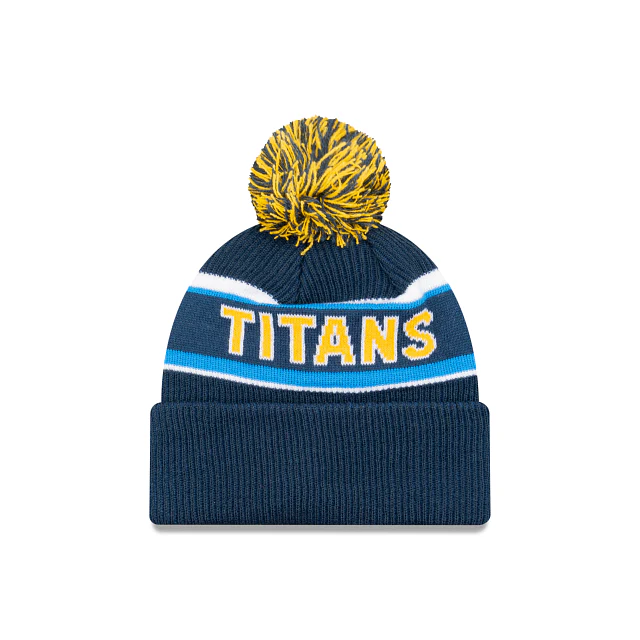NRL Team Colours Beanie - Gold Coast Titans - Adult - Unisex - Hat - Image 2