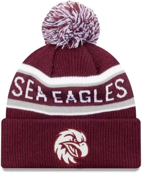 NRL Team Colours Beanie - Manly Sea Eagles - Adult - Unisex - Hat