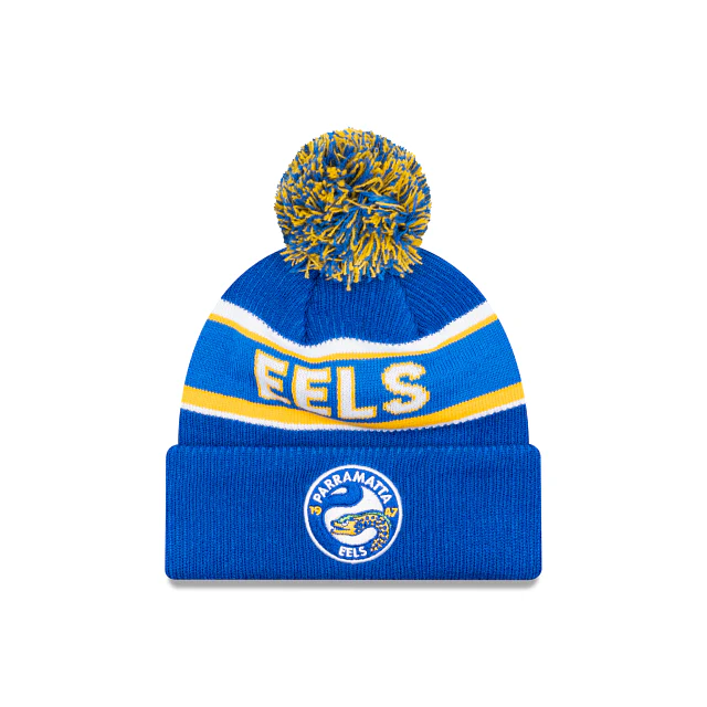 NRL Team Colours Beanie - Paramatta Eels - Adult - Unisex - Hat