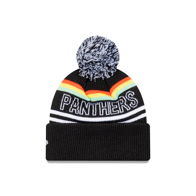 NRL Team Colours Beanie - Penrith Panthers - Adult - Unisex - Hat - Image 2