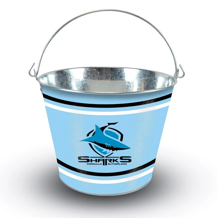 NRL Team Ice Bucket - Cronulla Sharks - Bottle Opener - 5 Litres
