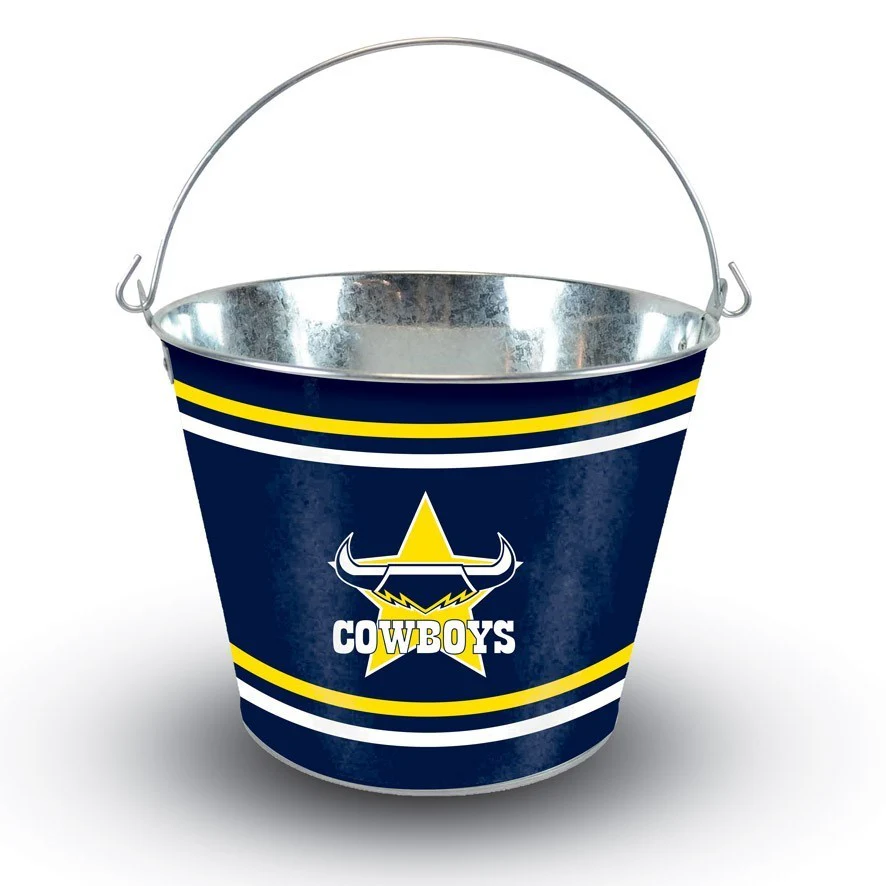 NRL Team Ice Bucket - North Queensland Cowboys - Bottle Opener - 5 Litres