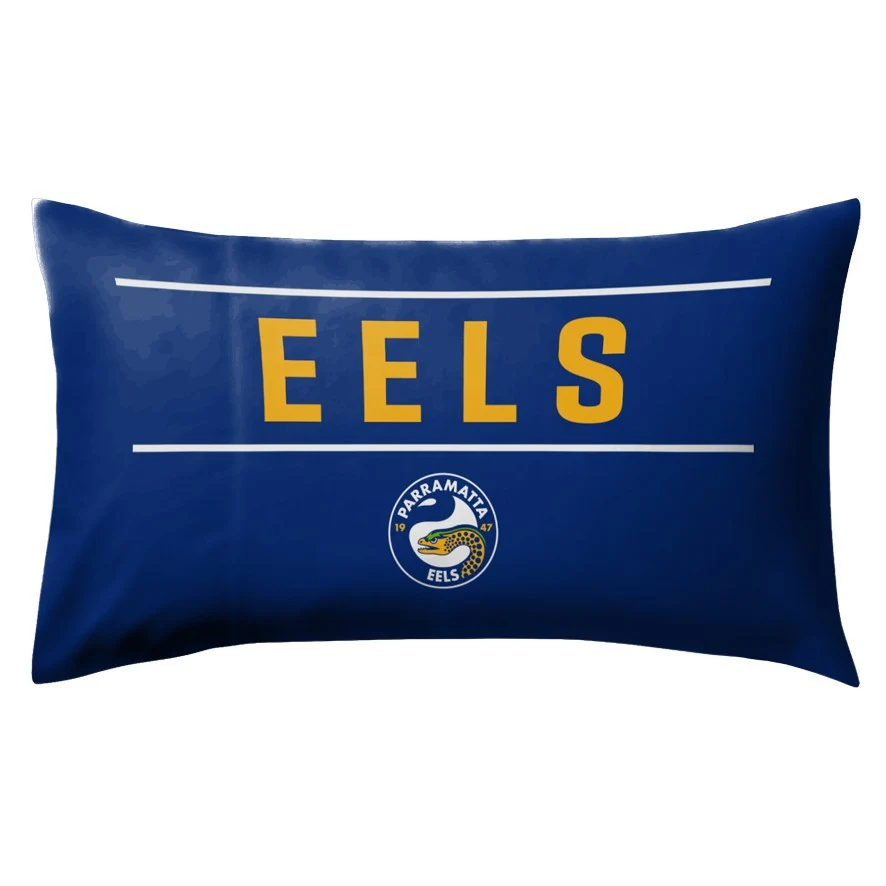 NRL Team Pillow Case - Parramatta Eels - Double Sided - 73 x 48 cm - Image 2