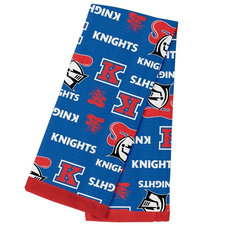 NRL Team Supporter Cotton Tea Towel - Newcastle Knights - 40cm x 60cm - Image 2