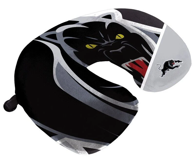 NRL Travel Pillow - Penrith Panthers - U Shaped - Neck Cushion - Image 2