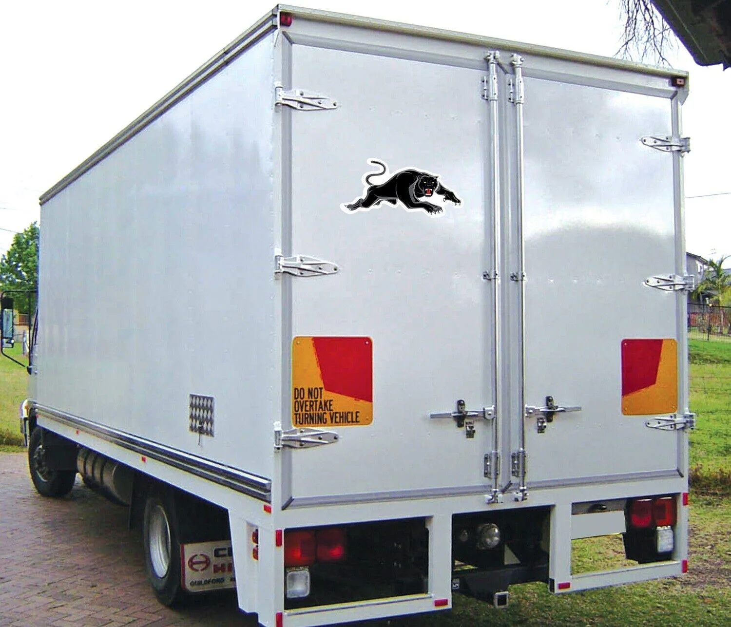 NRL Truck Decal - Penrith Panthers - Sticker - Team Logo - 470mm