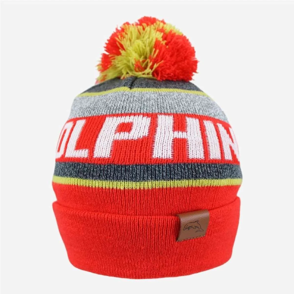 NRL Tundra Beanie - Dolphins - Winter Hat - Adult - OSFM - Image 2
