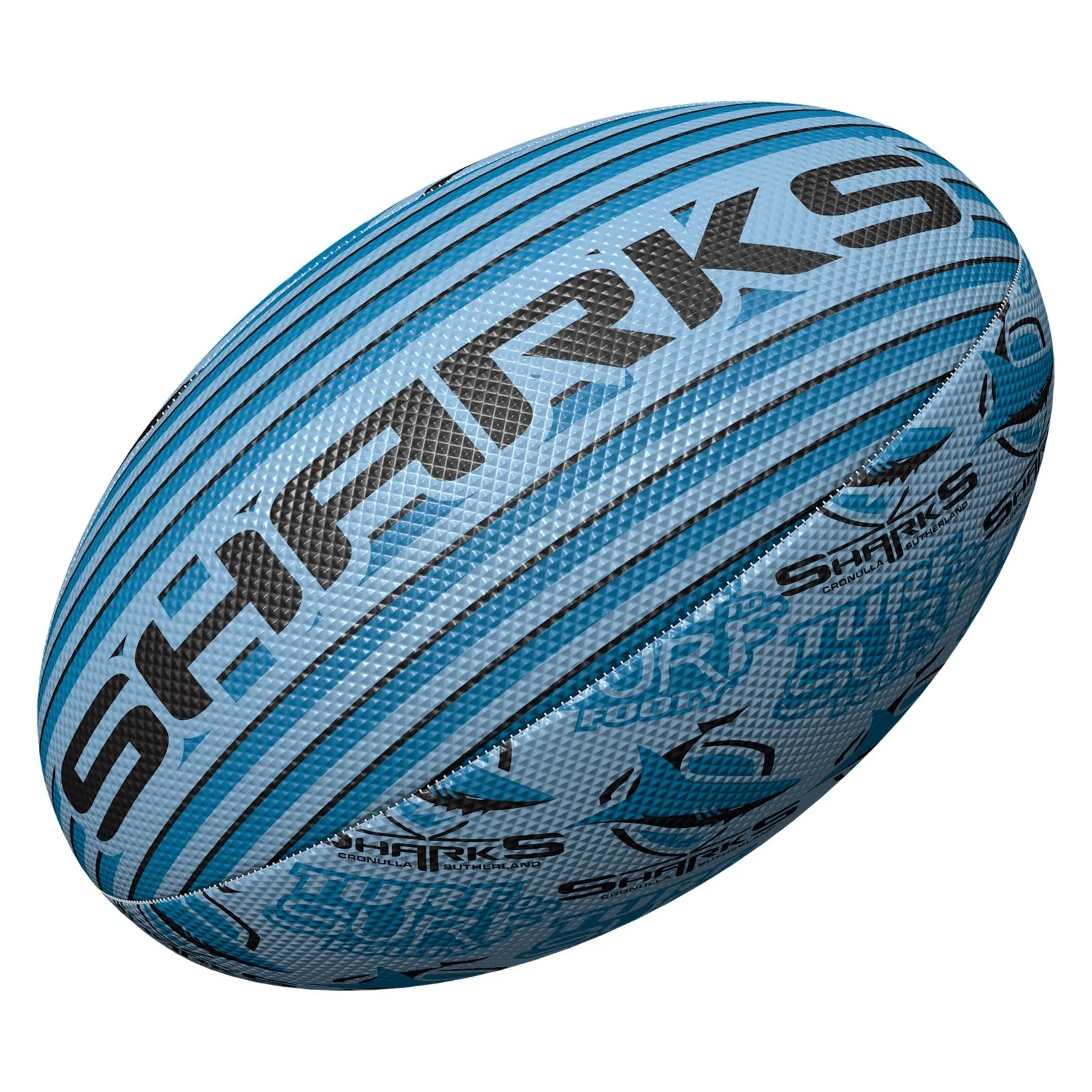 NRL Turf to Surf Ball  Cronulla Sharks  Football  Size 3