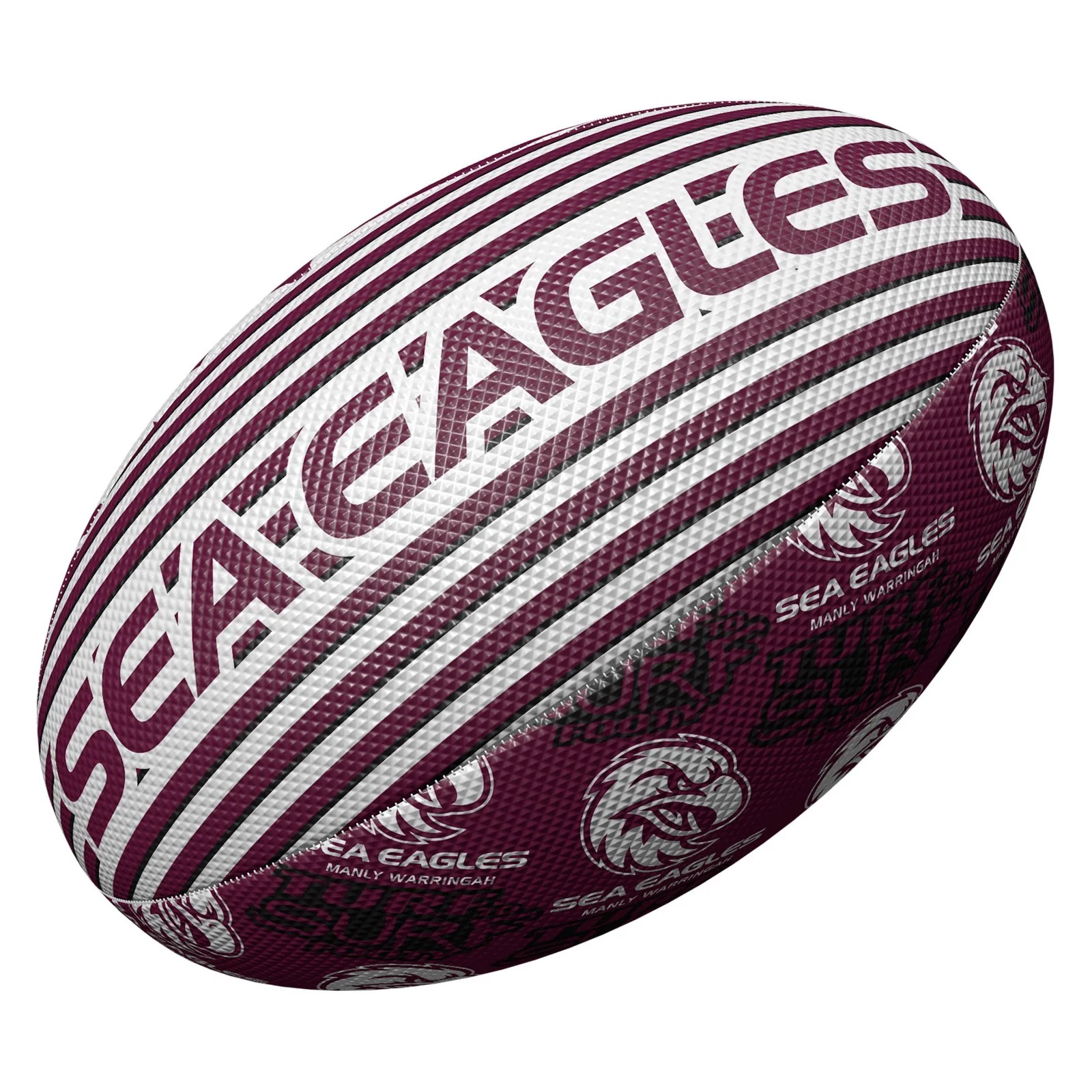 NRL Turf to Surf Ball  Manly Sea Eagles  Football  Size 3