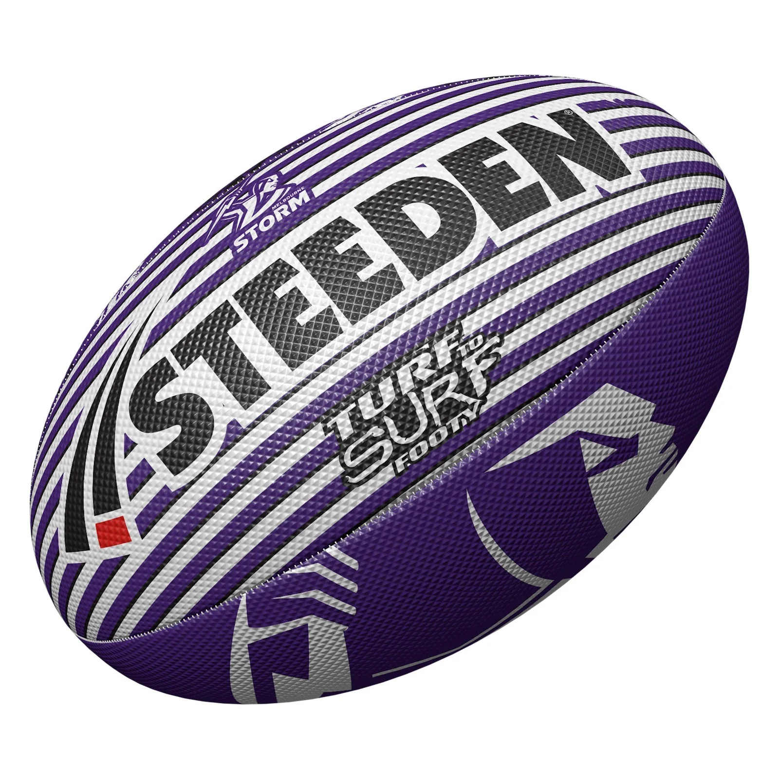 NRL Turf to Surf Ball  Melbourne Storm  Football  Size 3 - Image 2