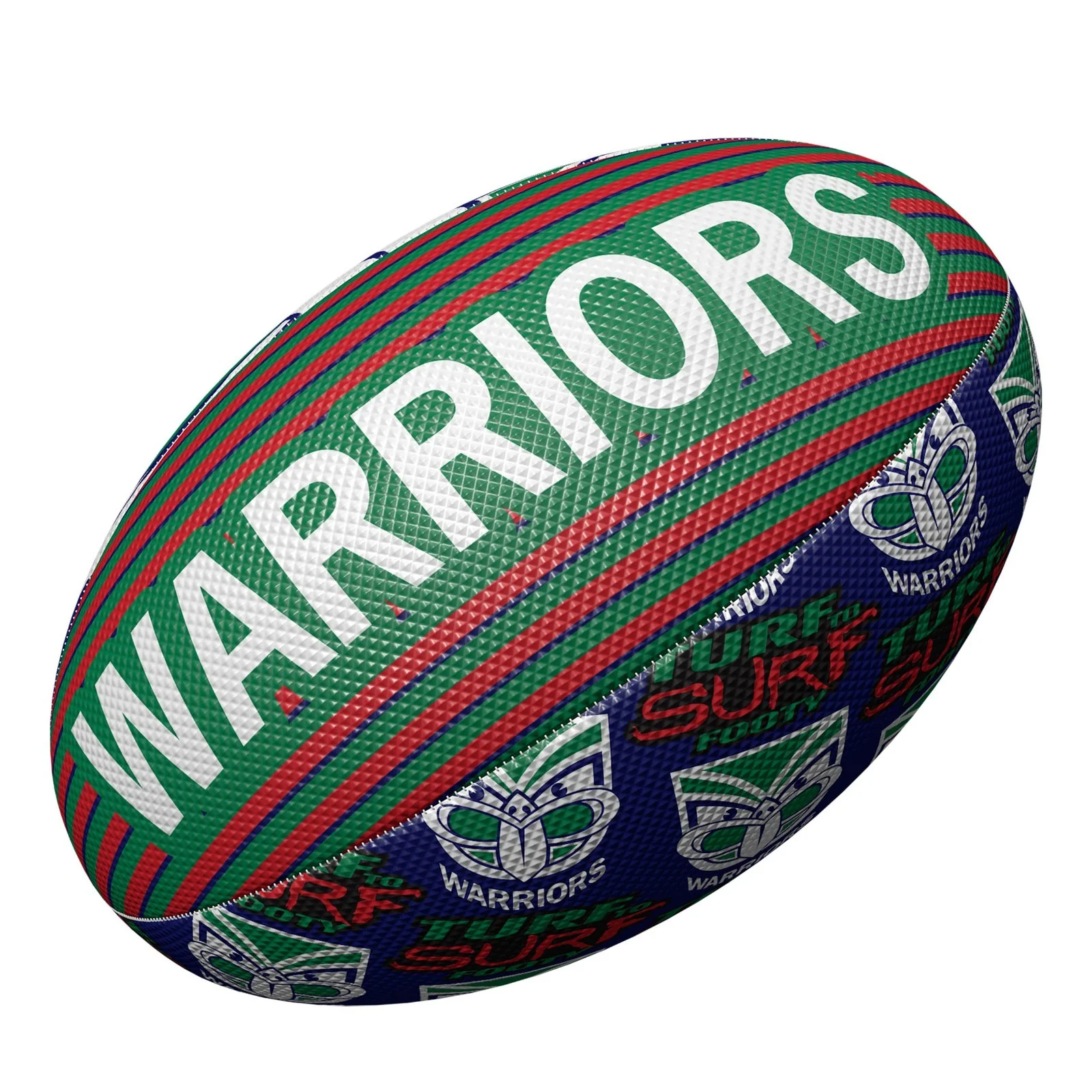 NRL Turf to Surf Ball  New Zealand Warriors  Football  Size 3