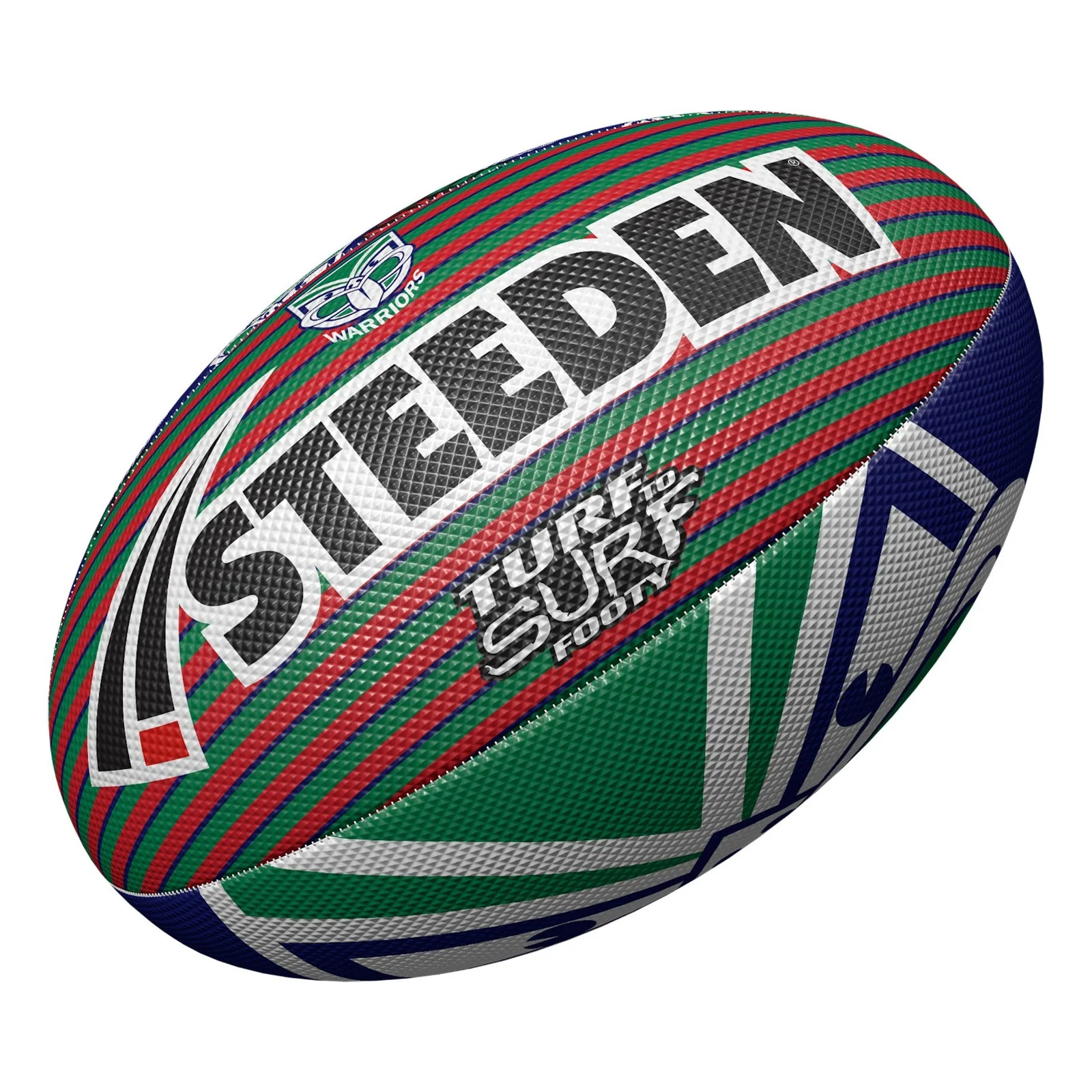 NRL Turf to Surf Ball  New Zealand Warriors  Football  Size 3 - Image 2